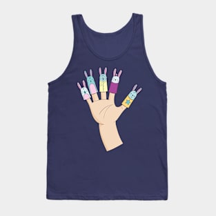 Bunnies Finger Puppets Tank Top